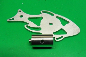 The bearing shaft. The bearing shaft.