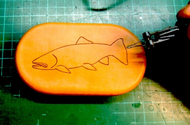 Burning the outlines Burning the outlines