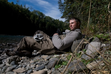 Resting after 3 salmon Resting after 3 salmon