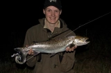 Jonas with a night seatrout Jonas with a night seatrout