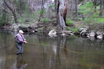 The photographer fishing... The photographer fishing...