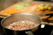 Bacon roasting Bacon roasting