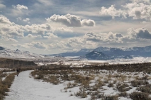 Hiking to the blue Hiking to the blue