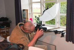 Makeshift photo studio Makeshift photo studio