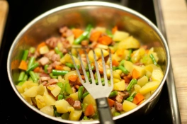 Potatoes added Potatoes added