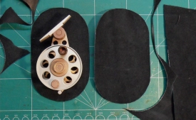 Top and bottom part cut out Top and bottom part cut out