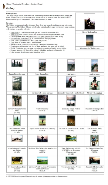 The 1995 version of the gallery. The 1995 version of the gallery.