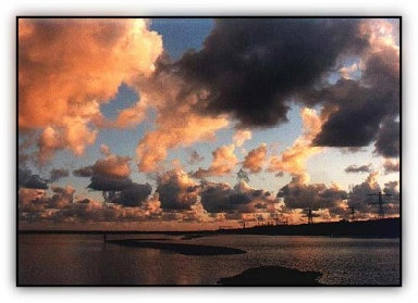 Sky on fire Sky on fire