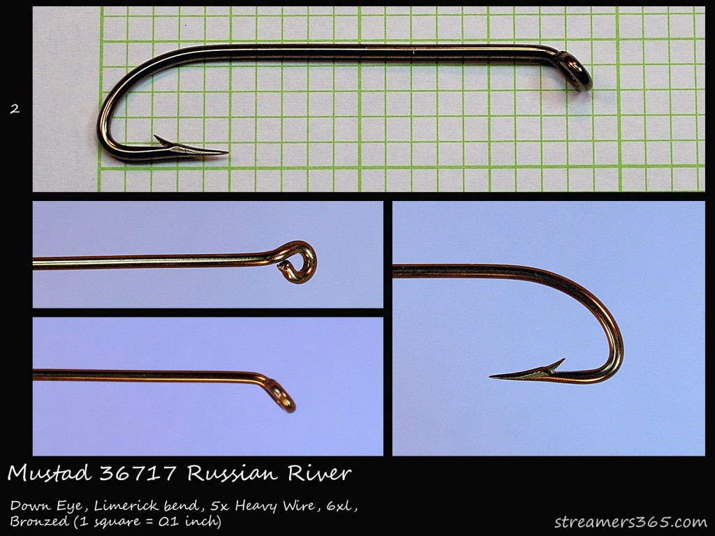 Mustad 36717 Russian River Hook Profile