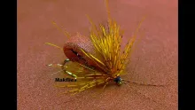 Video thumb for Large Brown Foam Caddis
